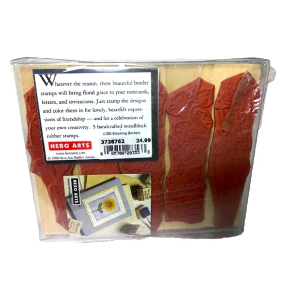 🦋Hero Art Blooming Borders Stamp Set - Picture 3 of 3